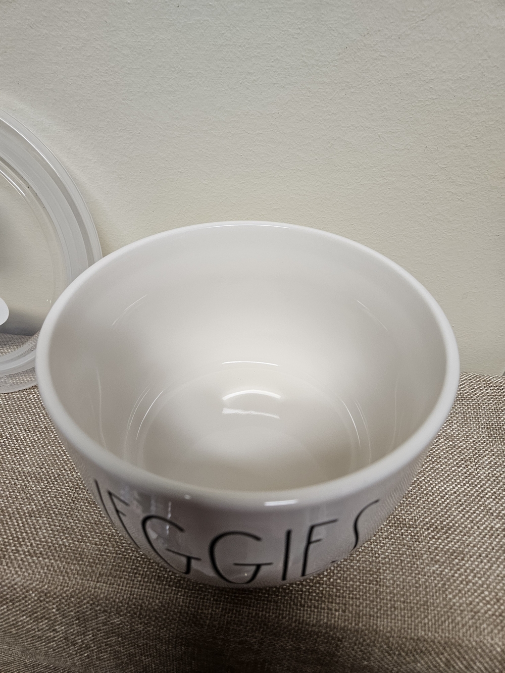 Rae Dunn Storage Bowl VEGGIES - Picture 9 of 10